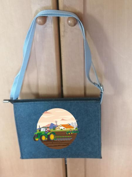 Kinder Filztasche grau